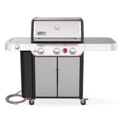 Outlet 💯 Weber Genesis S-335 3 Burner Natural Gas Grill Stainless Steel 🥰